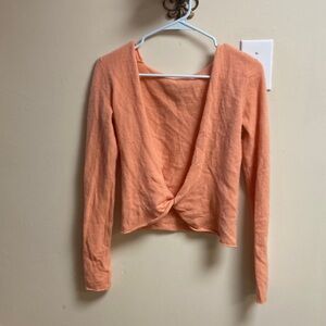 bebe Peach Cardigan Sweater
